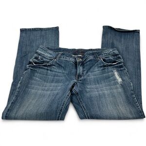 3/25🥳 Revolution Distressed Blue Straight Leg Jeans